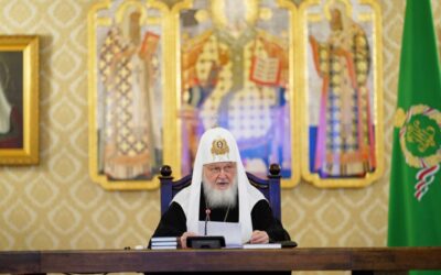 Святейший Патриарх Кирилл возглавил работу очередного заседания Высшего Церковного Совета
