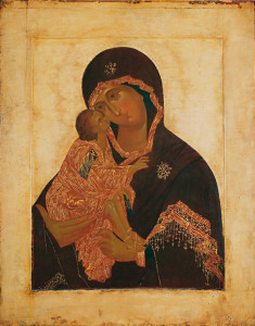 Донская икона Пресвятой Богородицы. Иконостас собора монастыря.