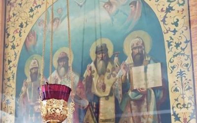 Икона святителей Московских. Первопрестольники Российские