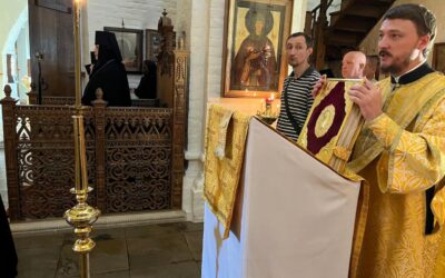 В нашем монастыре состоялось воскресное богослужение