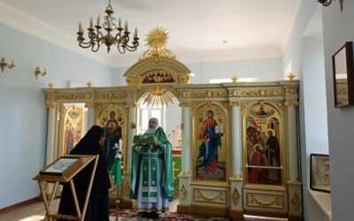 На подворье обители встретили престольный праздник