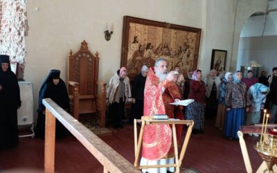 В день Усекновения главы св. Иоанна Предтечи на подворье монастыря состоялись богослужение и молебен по случаю Дня трезвости