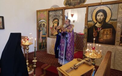 На подворье монастыря состоялось праздничное богослужение и сбор денежных средств в помощь для пострадавших жителей Донбасса, Новороссии и приграничья