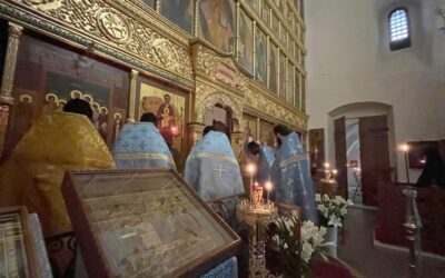 Священнослужители Патриаршего Экзархата Африки вновь совершили Божественную Литургию в нашей обители
