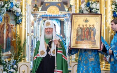Патриаршая проповедь в праздник Покрова Пресвятой Богородицы после Литургии в Покровском ставропигиальном монастыре