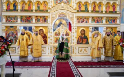 Патриаршая проповедь после Литургии в Троицком храме с. Саввино Московской области
