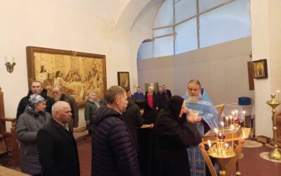 В канун престольного праздника на подворье нашей обители состоялось всенощное бдение