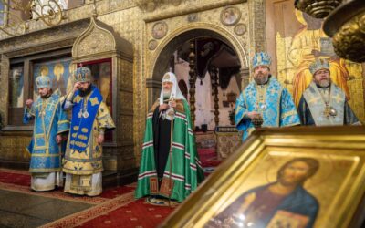 Патриаршая проповедь в праздник Казанской иконы Божией Матери после Литургии в Успенском соборе Московского Кремля