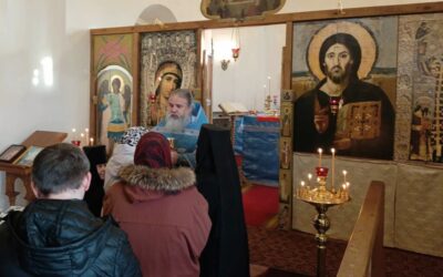 В Неделю 26-ю по Пятидесятнице и день памяти святой великомученицы Екатерины на подворье монастыря состоялось богослужение