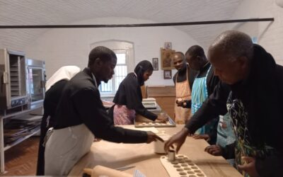 Учащиеся духовных школ, представляющие Патриарший Экзархат Африки, проходят практику в нашем монастыре