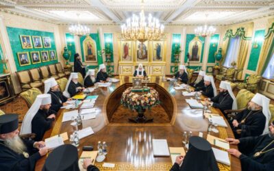 Святейший Патриарх Кирилл возглавил последнее в 2025 году заседание Священного Синода Русской Православной Церкви