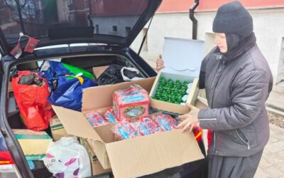 Наш монастырь отправил на передовую партию помощи и рождественских подарков