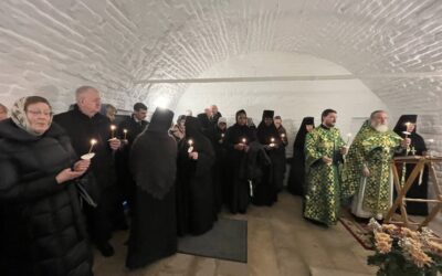 В день 20-летия преставления духовника монастыря протоиерея Бориса Николаева в обители совершены Божественная Литургия и панихида