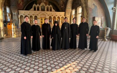 Преподаватель и студенты Московской духовной академии и семинарии побывали на экскурсии в нашем монастыре