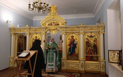 В день памяти преподобного Серафима Саровского на подворье нашей обители состоялось богослужение
