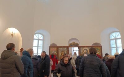 В праздник Крещения Господня на подворье монастыря совершены Литургия и великое освящение воды