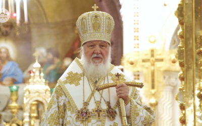 В канун Нового года Святейший Патриарх Кирилл совершил молебное пение на новолетие в Храме Христа Спасителя