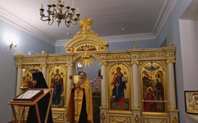 На подворье обители совершено чтение Царских часов перед Богоявлением