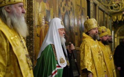 Патриаршая проповедь в день памяти святителя Петра Московского после Литургии в Успенском соборе Московского Кремля