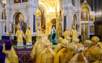Патриаршая проповедь в Неделю 33-ю по Пятидесятнице после Литургии в Храме Христа Спасителя