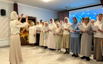 В церковно-певческой школе монастыря состоялся Рождественский праздник