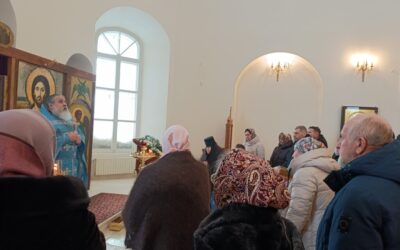 В Неделю мясопустную и день Сретения Господня на подворье обители состоялось праздничное богослужение