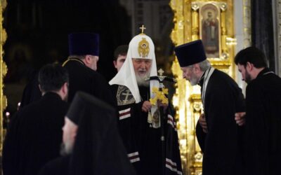 Святейший Патриарх Кирилл совершил вечерню с чином прощения в Храме Христа Спасителя