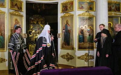 Патриаршая проповедь в среду первой седмицы Великого поста после великого повечерия в Даниловом монастыре г. Москвы