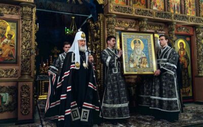 Патриаршая проповедь в четверг первой седмицы Великого поста после великого повечерия в Высоко-Петровском монастыре г. Москвы