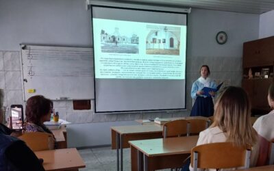 В нашем монастыре выступили учащиеся школы-интерната № 30 г. Москвы и была представлена конкурсная работа по истории нашей обители