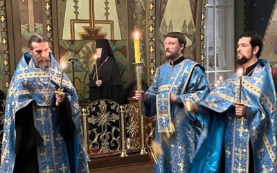 В канун Недели о Страшном Суде и канун праздника Сретения Господня в нашей обители состоялось всенощное бдение