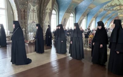 В Неделю о Страшном Суде и праздник Сретения Господня в нашей обители совершено праздничное богослужение