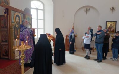 На подворье нашего монастыря состоялось воскресное богослужение