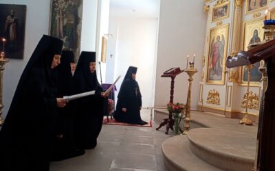 В день памяти священномученика Евгения Херсонесского в нашей обители состоялся престольный праздник