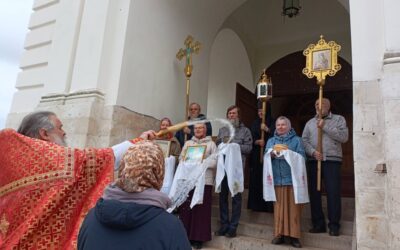 В праздник иконы Пресвятой Богородицы «Живоносный Источник» на подворье обители совершены Литургия, водосвятный молебен и крестный ход