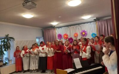 В церковно-певческой школе монастыря состоялся Пасхальный праздник