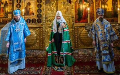 Патриаршая проповедь в праздник Благовещения Пресвятой Богородицы после Литургии в Благовещенском соборе Московского Кремля