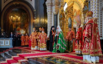 Патриаршее слово после Пасхальной великой вечерни в Храме Христа Спасителя
