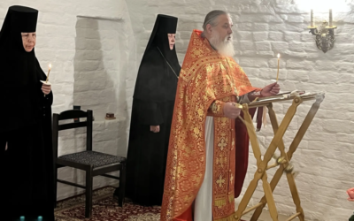 В праздник святых благоверных князей-страстотерпцев Бориса и Глеба в нашей обители состоялось ночное богослужение