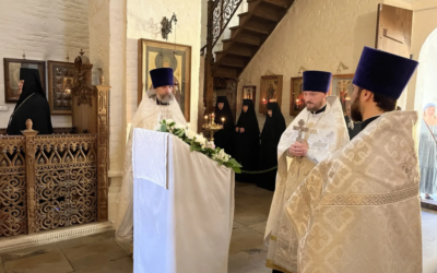 Наш монастырь встретил праздник Вознесения Господня