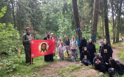 Проект нашего монастыря «Дорога в Лавру»: второй день пути