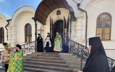 В День Святого Духа в нашем монастыре состоялся престольный праздник