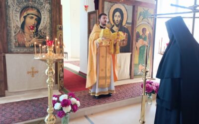 На подворье нашей обители состоялось воскресное богослужение
