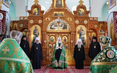 Патриаршая проповедь после Литургии в Иоанновском ставропигиальном монастыре в Петербурге